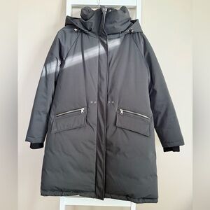 Soia & Kyo Down mid length coat. Size L.
